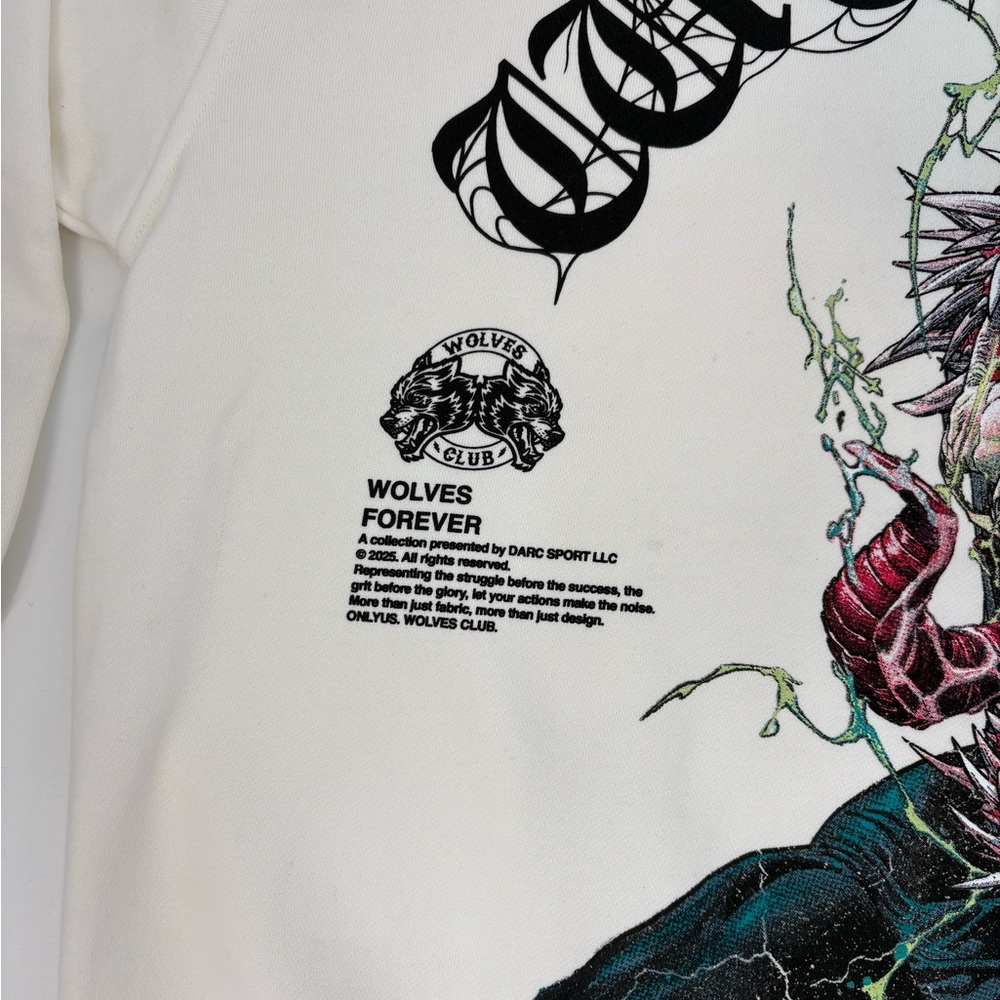 Darc Sport  X Spiderman Venom Origin Crewneck Sweatshirt XL 747/1000 - Picture 3 of 7